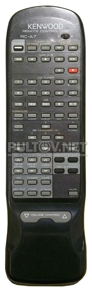 KENWOOD RC-A7 пульт для музыкального центра Kenwood - Пульты ДУ ...