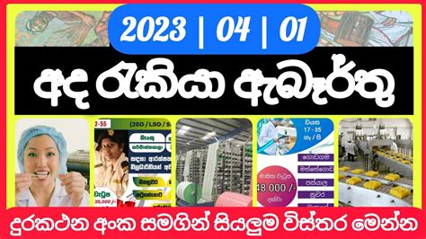 Jobs Vacancy In Sri Lanka Job Vacancy