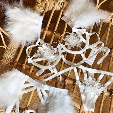 Sexy Hollow Mesh Erotic Three Pieces Lingerie Power Day Sale