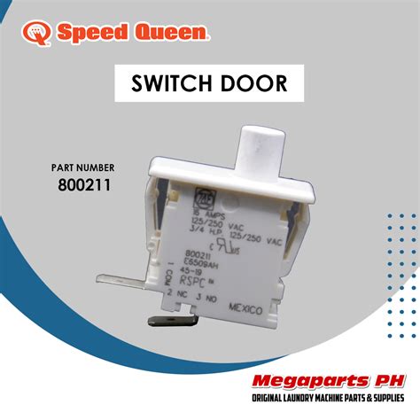 Speed Queen Switch Door Genuine Parts 800211 Lazada Ph