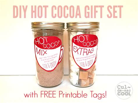 Diy Hot Cocoa Gift Set In A Jar