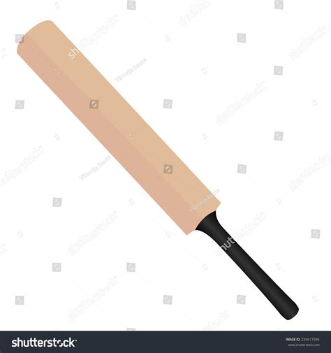 Cricket Bat Cricket Bat Vector Cricket Stock Vector (Royalty Free ...