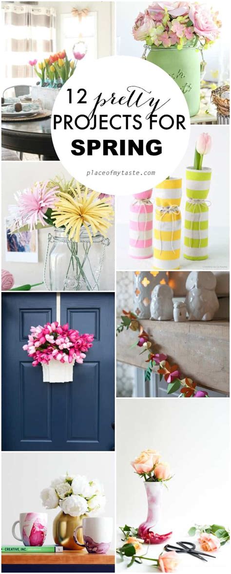 These pretty and easy spring projects are fun to make and they are all ...