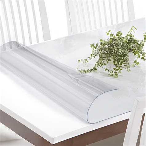 Vicwe X Inch Clear Table Cover Protector Mm Thick Clear Table