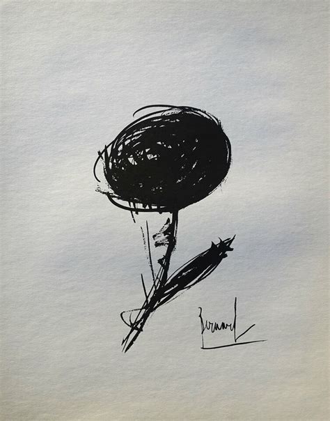 Bernard BUFFET la rose noire GRAVURE signée 1961 197ex eBay