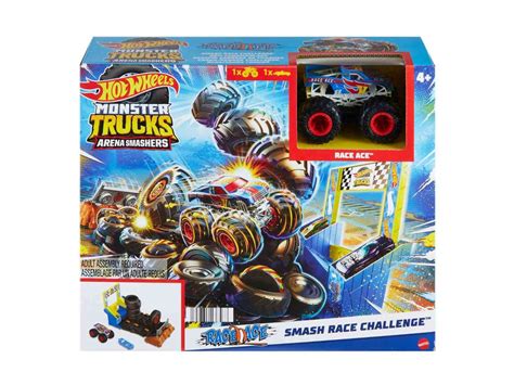 Hot Wheels Monster Trucks Arena Smashers Race Ace Smash Challenge Idade M Nima Recomendada