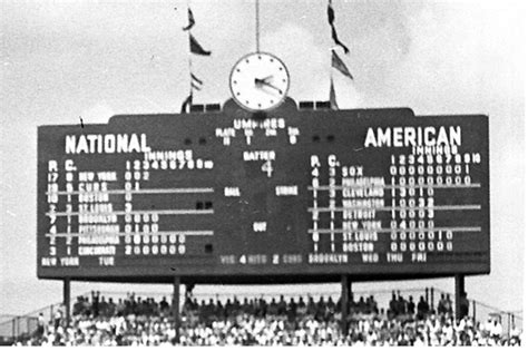 Wrigley Field Historical Sleuthing White Scoreboard Clock Edition Bleed Cubbie Blue