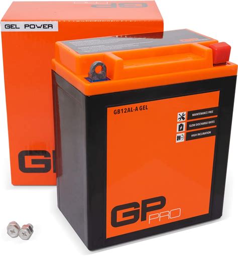 GP PRO GB12AL A 12V 12Ah GEL Batterie Kompatibel Mit YB12AL A YB12AL