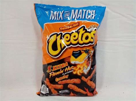 Cheetos Xxtra Flamin Hot Flavored Crunchy Cheese Flavored Snacks Oz Dutch Goat