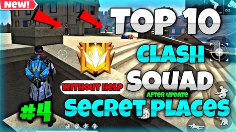 Best Hidden Places 🤯 In Clash Squad In Freefire Top 10 Cs Rank Secret