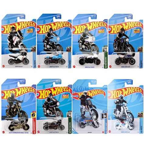 Hot Wheels C Motorcycle Ducati DesertX BMW Rninet Racer Honda Super Cub HW F Honda CB