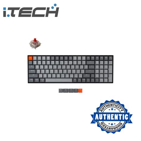 Keychron K V Key White Backlight Wireless Mechanical Keyboard Hot Swappable K G Red