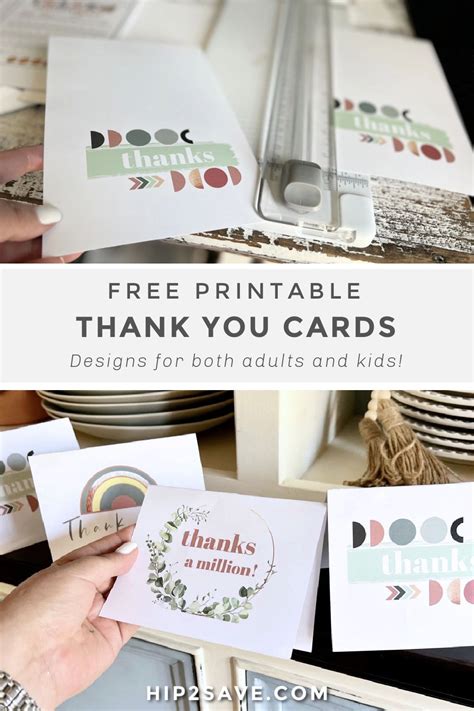 Free Printable Thank You Cards To Show Your Gratitude | Printable thank ...