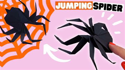 How To Make Origami SPIDER Origami Halloween YouTube