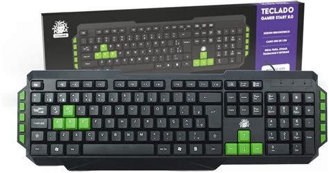 Teclado Gamer Multim Dia Slim Verde Multi Tc Amazon Br