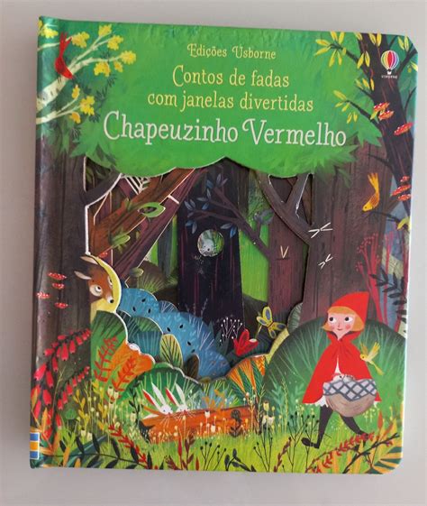 Livro chapéuzinho Vermelho contos de Fadas Janelas Divertidas