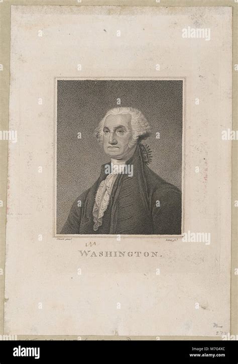 A historical portrait of George Washington, the first president of the ...