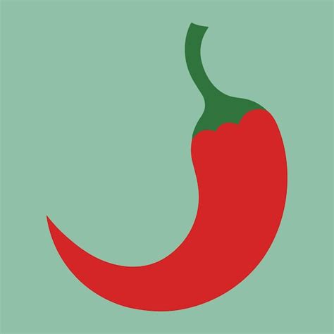 Premium Vector Hot Natural Chili Pepper Pod Realistic Image With Shadow For Culinary Products