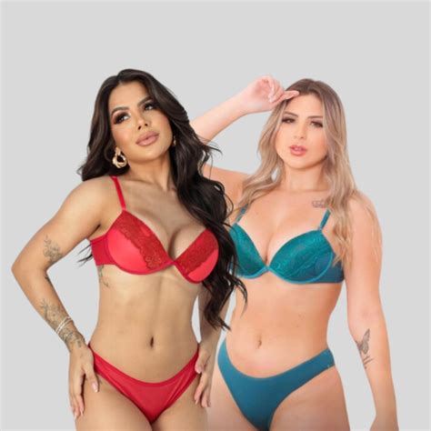 Kit Conjuntos Lingerie Basica Popular Shopee Brasil