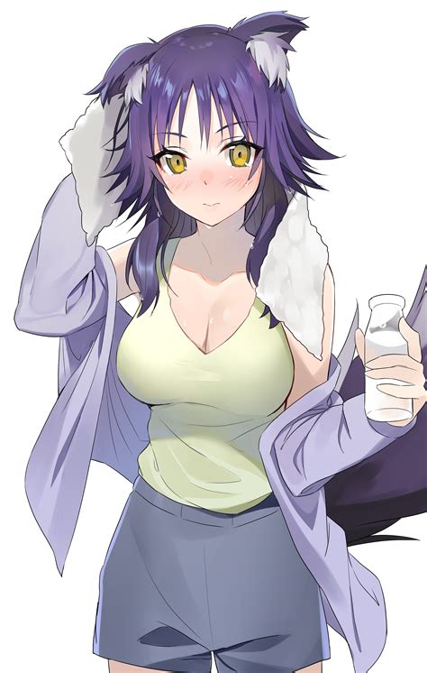 Purple Hair Anime Girl Hot Polizemporium