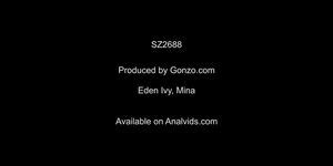 Legalporno Gonzo Double Penetration For Eden Ivy And Dap With Pussy For Mina In Hot On