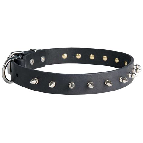 Dog Leather Collar Spiked 30 Mm S33s1144 Leather Spiked Collar 30 Mm