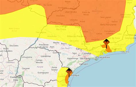 Chuvas Intensas Regi O De S O Carlos Inclu Da Em Alerta Amarelo Do