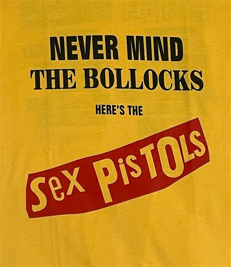 Sex Pistols T T Sex Pistols T Never Mind The Bollocks