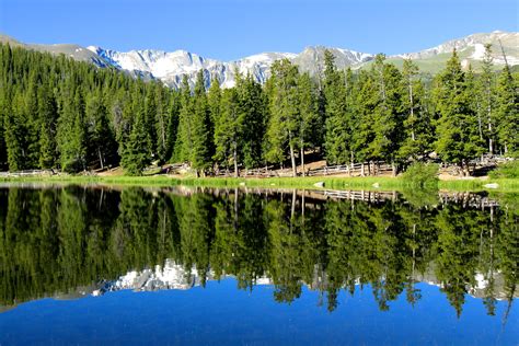 Echo Lake Mount Evans Colorado Echo Lake Estes Park Colorado