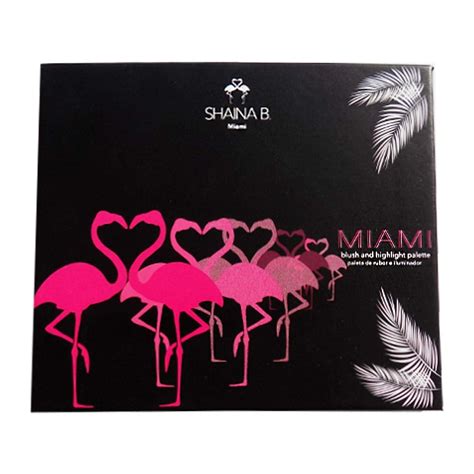 Shaina B. Miami Blush and Highlight Mini Palette - 6.5 Inch | Shop Now