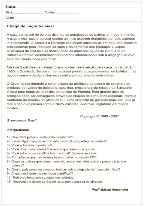 Questões Discursivas De Interpretação De Texto Com Gabarito Ensino Médio