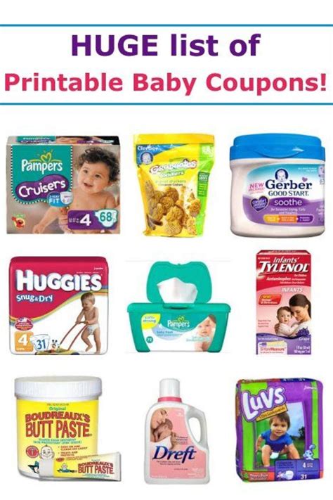 Free Printable Coupons For Baby Diapers