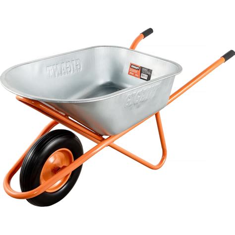 Строительная одноколесная тачка Gigant 110л, 200 кг, пневматические ...