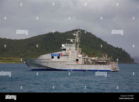 Australian Customs Patrol Vessel Botany Bay Acv 30 At Anchor Whitsunday Islands Region