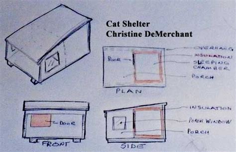 Cat House Plans Insulated PDF Woodworking