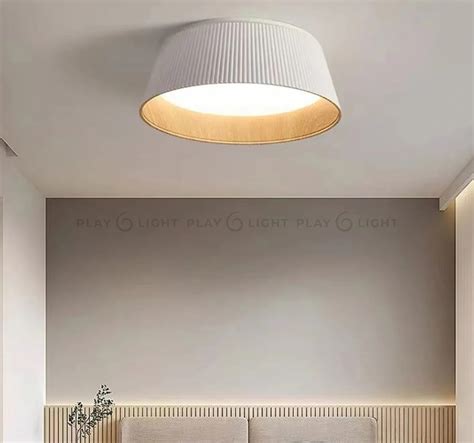 HILDNY CH - Потолочный светильник с круглой LED-панелью под рельефным ...