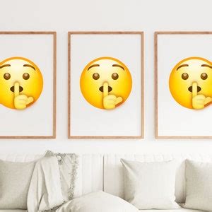 Shut up Emoji Design Digital for Fun - Etsy