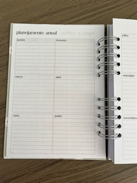 Agenda Floral Nude Elo Produtos Especiais