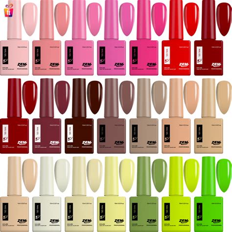 Cores De Esmalte Gel