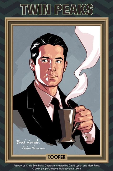 Twin Peaks Character Portraits Comic Book Style Twin Peaks Art Twin