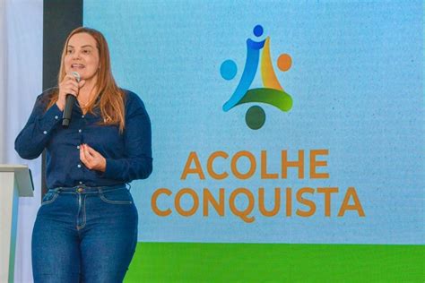 Prefeita Sheila Lemos Lan A Programa Acolhe Conquista E Anuncia