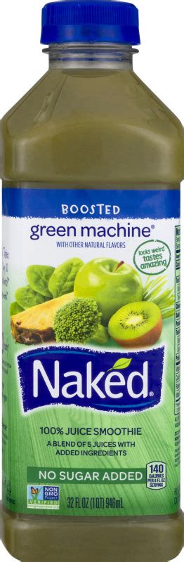 Naked Juice Smoothie Boosted Green Machine Naked