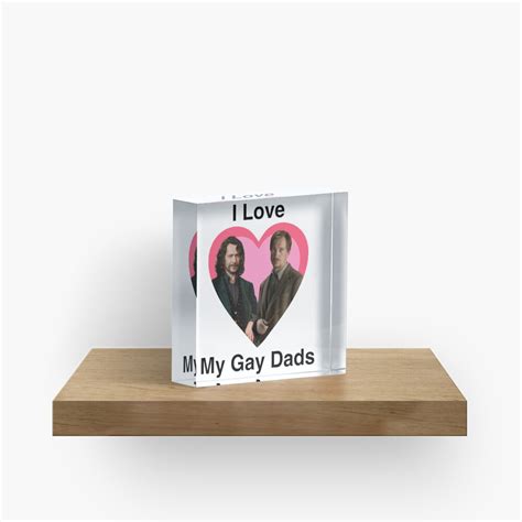 I Love My Gay Dads Sticker For Sale By Ophelia Redbubble