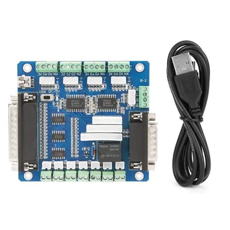 Interfaz Mach Para Controlador De Motor Paso A Paso Cnc De Ejes