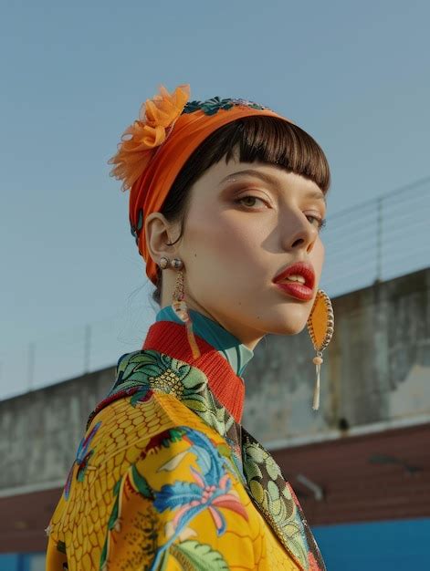 A Woman With Blonde Hair Premium AI Generated Image