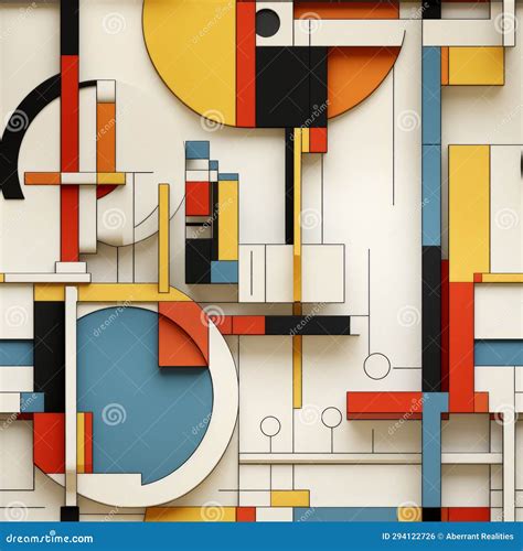 abstract art  geometric shapes  colors stock illustration