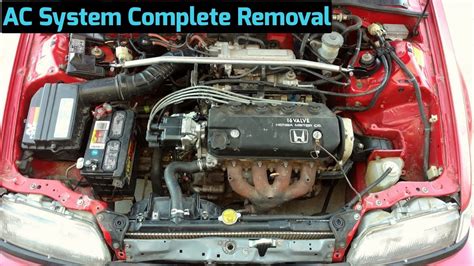 How To Remove Ac Compressor Components From Honda Civic