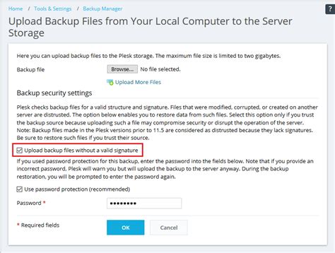 How To Restore A Plesk Tarzip Backup File On Another Plesk Server