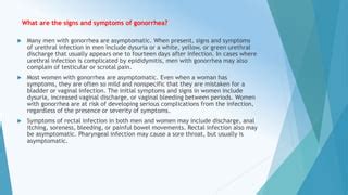 Sexually transmitted disease gonorrhea | PPT