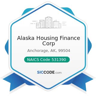 alaska housing finance corp zip  naics